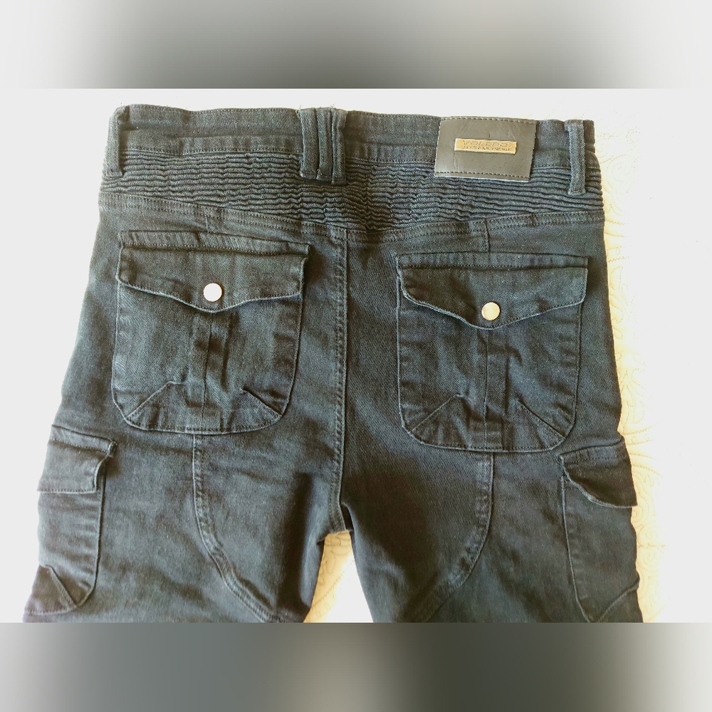 Men's motorcycle pants (or jeans) from the Volero brand, size EU-L